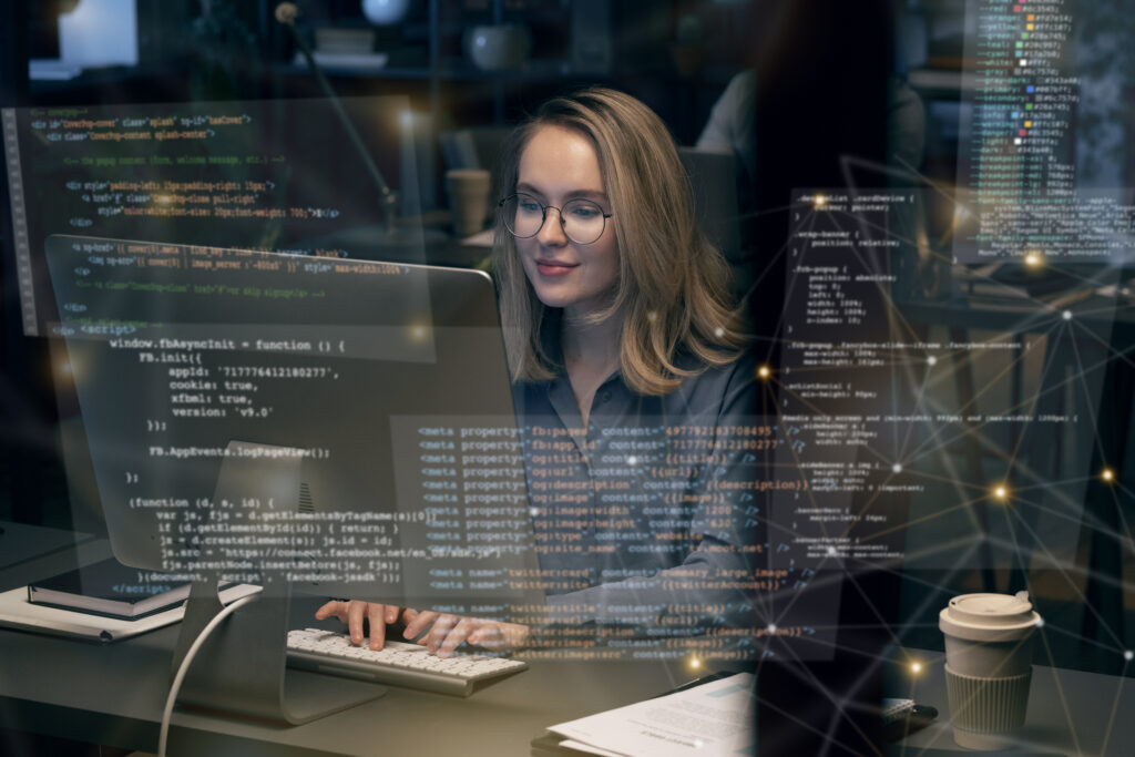 Programador desenvolvendo